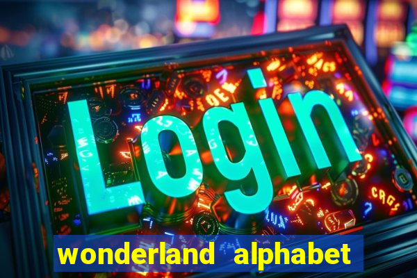 wonderland alphabet comic studio